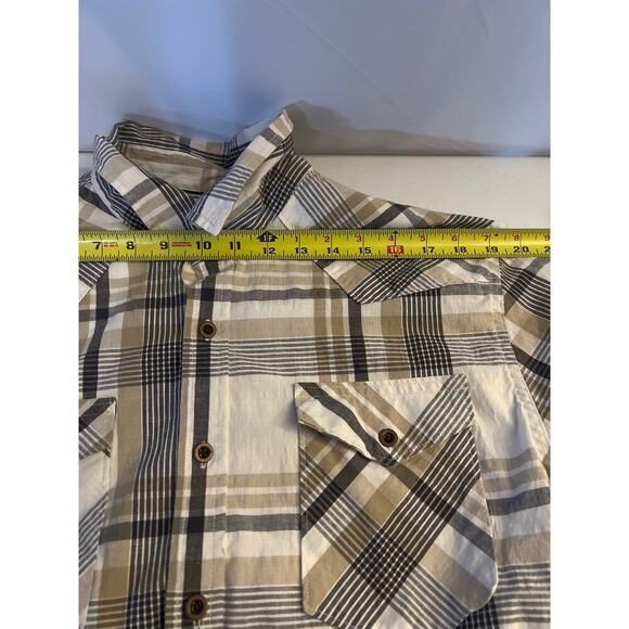 Wrangler Plaid Button Down Shirt - Men's Large, Great Condition! - Picture 5 of 6